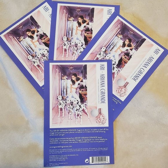 ARIANA GRANDE ARI Fragrance Decal Sticker - NEW Collectible Fan Merch - Picture 1 of 3